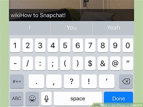 How To Get Effects On Snapchat With Pictures Wikihow