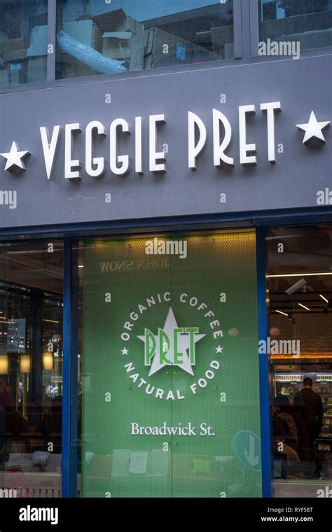 The Veggie Pret Coffee Shop A Branch Of The Pret A Manger High Street