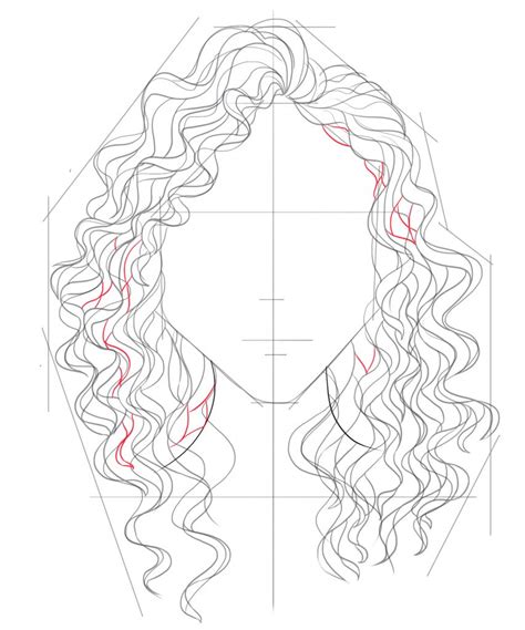 How To Draw Curly Hair Step By Step With Pencil