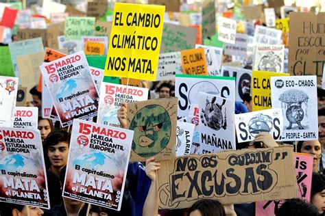 Jóvenes Todo El Mundo Se Manifestarán Mañana Contra Cambio Climático