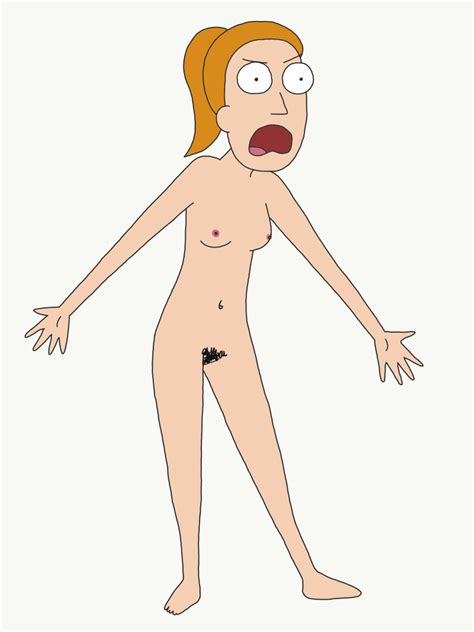 Rule 34 Accurate Art Style Adult Swim Edit Female Only Nude Pubic Hair Rick And Morty Summer