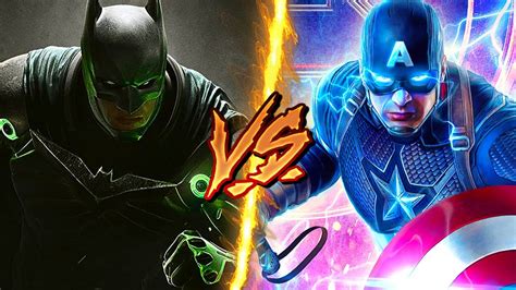 Kryptonian Batman Vs Worthy Captain America Battle Arena Marvel Vs