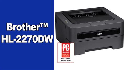 Developed to optimize efficiency, this replacement for the dcpl2520dw produces a robust and class leading print speed of up to 32 pages per minute (1) new, user friendly features : Compact Laser Printer | Wireless Networking | Duplex Printing | Brother HL-2270DW - YouTube