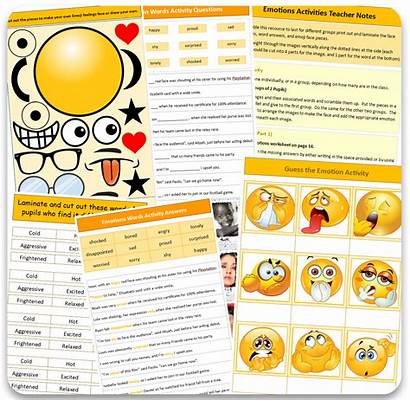 Worksheets Pshe Emotions Activities Resources Feelings Interactive