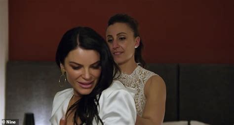Mafs Lesbian Brides Amanda And Tash Kiss And Massage Each Other Before Jumping Into Bed Daily