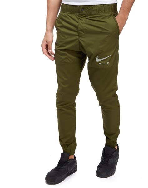 Nike Cotton Air Hybrid Jogging Pants In Light Green Green For Men Lyst