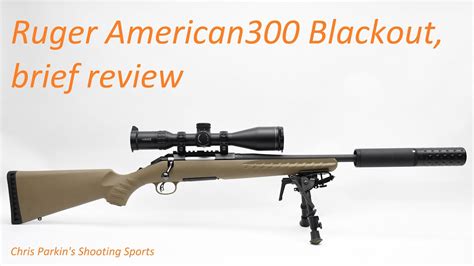Ruger American Ranch 300 Blk Brief Review Youtube