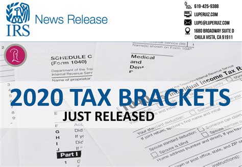 Learn about the seven income tax brackets, how they work, which federal tax bracket you're in, and how you can reduce your taxable income. New Income Tax Brackets for 2020 - Lupe Ruiz