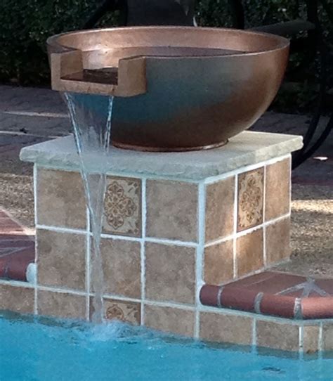 Pond Fountains Pamico Pool Waterfall Fountain Stainless Steel Fountain