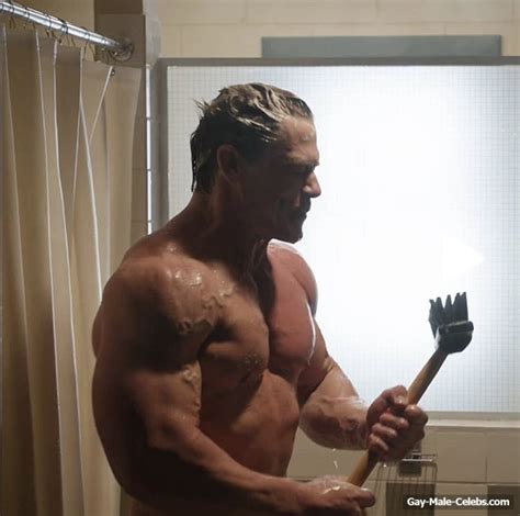 John Cena Shirtless Shower Scene In Playing With Fire The Nude Male