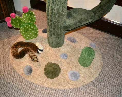 I swear the cats actually use this, but they're huge jerks so whenever the camera comes out they immediately stop, and then give me a look like yeah, that's right, what are you going to do about it? and oh boy are most scratching posts ugly! Cosy Cactus Cat Tree - a soft cactus tree for cat is what ...