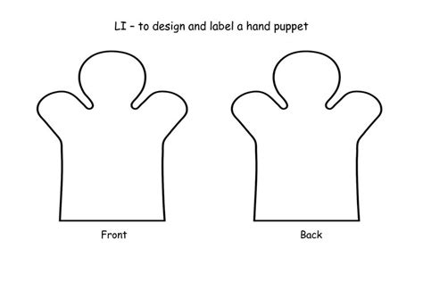 Hand Puppet Template In 2021 Hand Puppets Puppet Patterns Paper Bag
