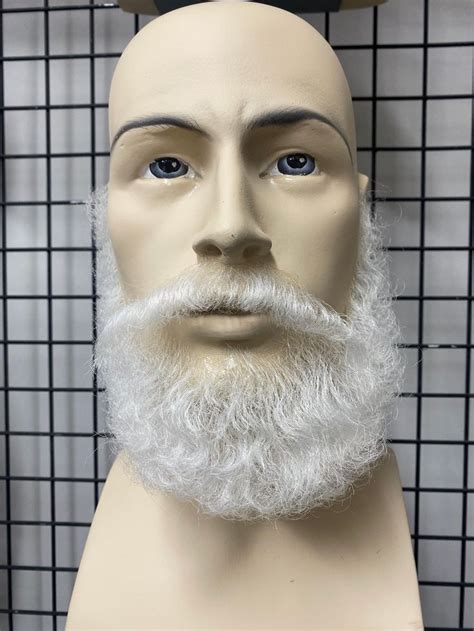 Realistic Fake Beard Kit Full Handmade Santa Claus Etsy Beard No