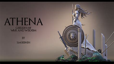 Athena Goddess Of War And Wisdom On Behance