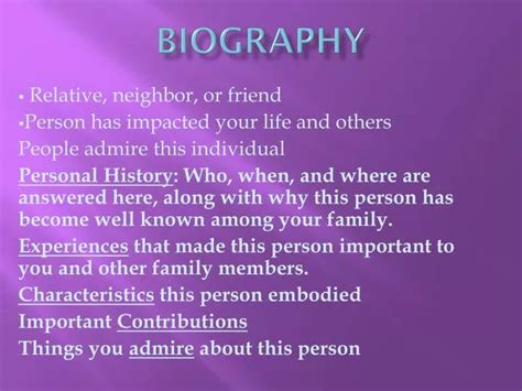 Ppt Biography Powerpoint Presentation Free Download Id2658063