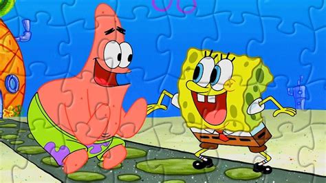 Spongebob Squarepants Picture Puzzle Game For Kids Youtube