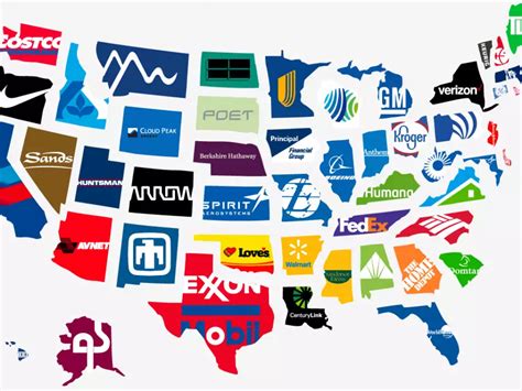 Heres The Largest Company By Revenue In Every State Business Insider