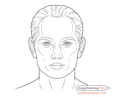 How To Draw A Male Face Step By Step Tutorial Easydrawingtips 2023