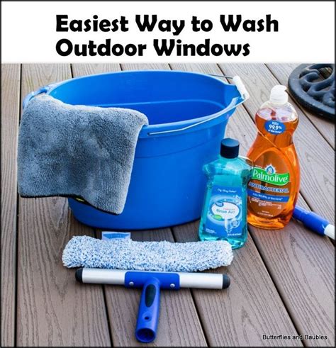 Easiest Way To Wash Outdoor Windows Butterflies And Baubles Window Cleaner Homemade Window