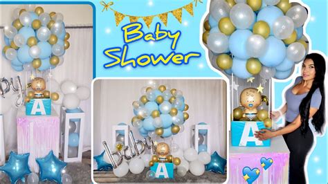 Diy Decoracion Con Globos Para Baby Showerdiy Baby Shower Decor Idea