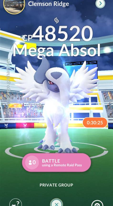 Mega Absol Raid Boss Pokemon Go