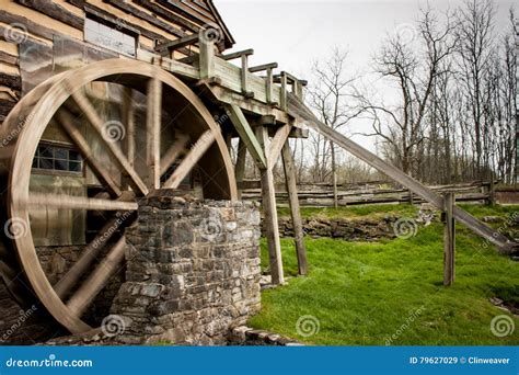 Old Grist Mill Stock Image Image Of History Historic 79627029