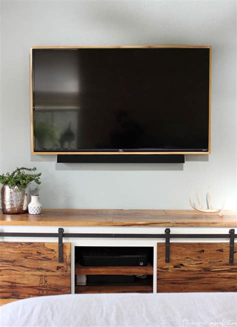How To Build A Tv Frame Wildfire Interiors Framed Tv Mounted Tv