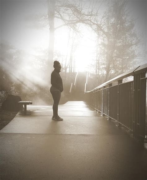 Premium Photo Full Length Of Woman Standing By Railing