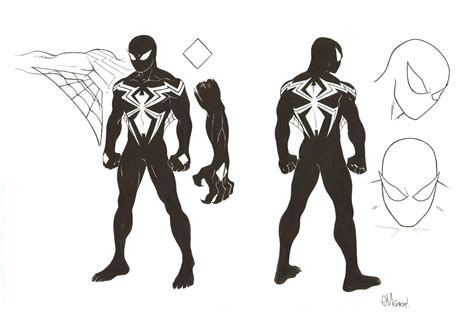 Amazing Spider Man 800 Venom Symbioteblack Costume Concept Art Design