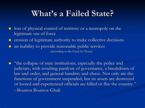 Ppt Lecture 22 Failed States Powerpoint Presentation Free Download