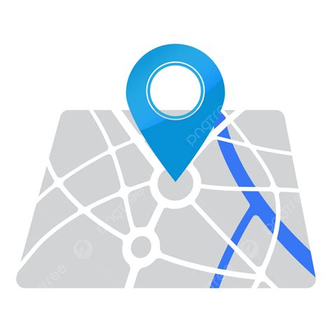 Ikon Titik Biru Lokasi Di Peta Vektor Peta Titik Lokasi Peta Png Dan