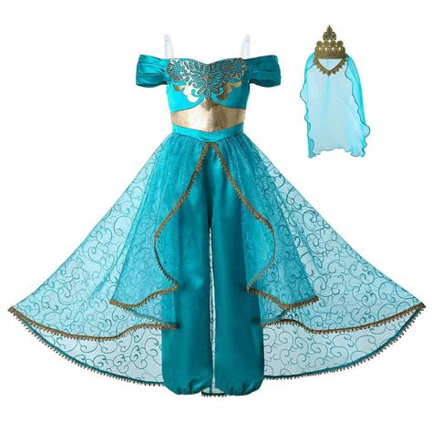 Womens Fancy Dress New Disney Princess Jasmine Aladdin Adult Cosplay Party Women Costume