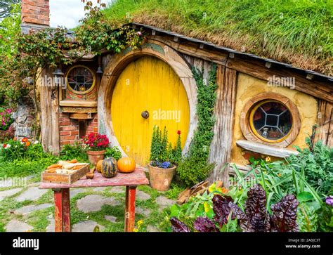 Matamata New Zealand October 10 2018 Hobbit House Hobbiton Movie
