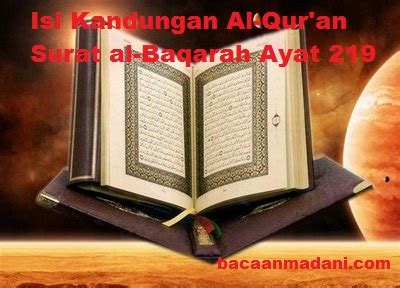 Isi Kandungan Al Qur An Surat Al Baqarah Ayat PENDIDIKAN WAJIB