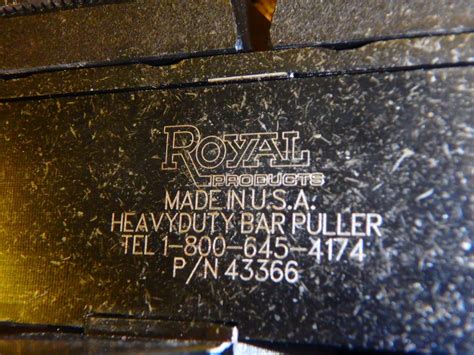 Royal Heavy Duty Bar Puller Pn 43366 Btm Industrial