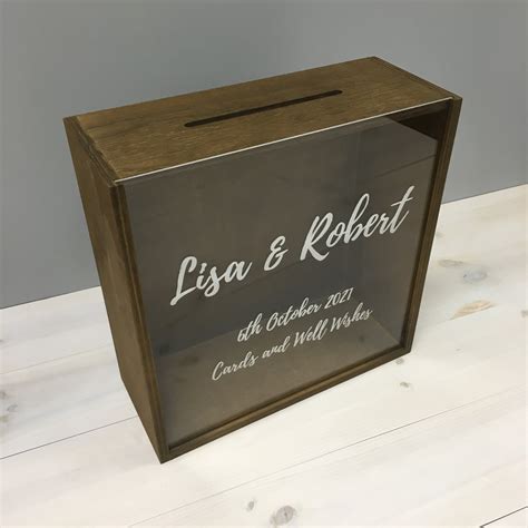 Wishing Well Box Personalised Wooden Wishing Well Wedding Etsy Australia