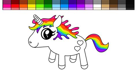 Unicorn rainbow coloring pages are a fun way for kids of all ages to develop creativity, focus, motor skills and color recognition. Learn Colors for Kids and Color Rainbow Unicorn Coloring ...