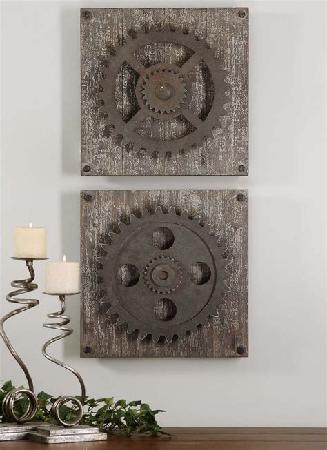 Creative Industrial Metal Wall Art For Modern Garage Home And