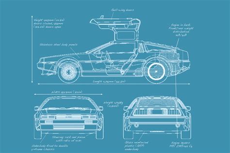Behind The Iconic Back To The Future Stainless Steel Delorean Time