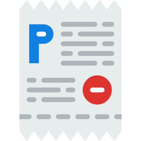 Parking Ticket Free Interface Icons
