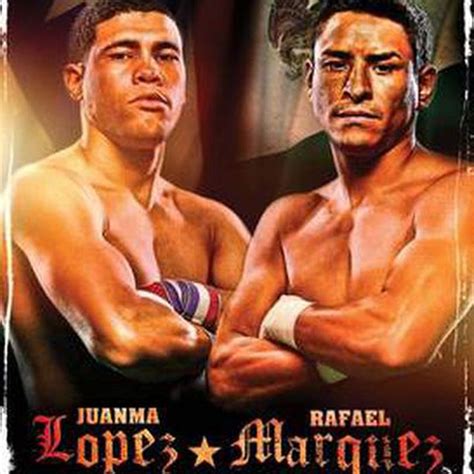The Fight Poster For Juan Manuel Lopez Rafael Marquez On September 18