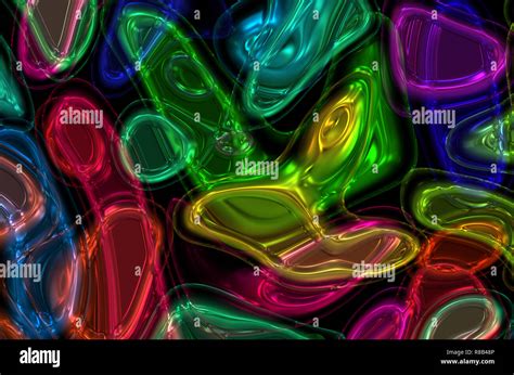 Abstract Colored Glass Art Graphic Stock Photo Alamy