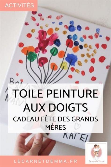 °tuto fimo° fête des grand mères. Une toile pour la Fête des Grands Mères - Le Carnet d'Emma | Cadeau fête des grand mères ...