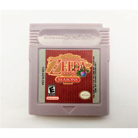 Cartucho Fita The Legend Of Zelda Oracle Of Seasons Salvando Game Boy