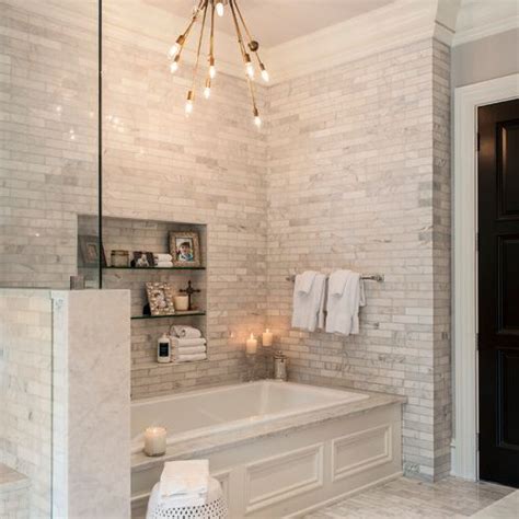 Gorgeous Bathrooms With Marble Tile