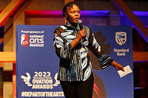 Thato Mabelane Hosted The Standard Bank Ovation Award Ceremony On 1