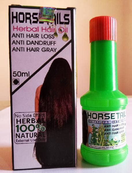 Horsetail Hair Growth Oil Manufacturer In Karnataka India
