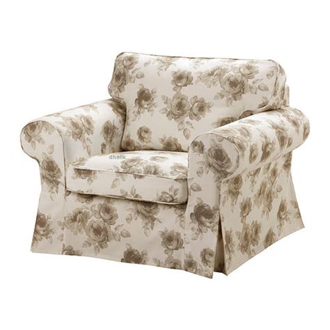 I have an old manual recliner i could do this on! IKEA EKTORP Armchair SLIPCOVER Cover NORLIDA BEIGE White ...