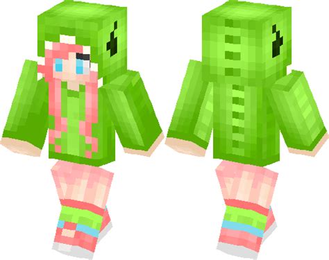 Dino Girl Minecraft Skin Minecraft Hub