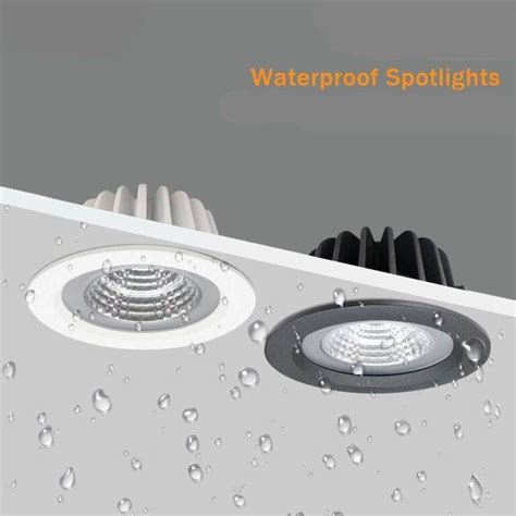 Waterproof Cob Led Recessed Spotlights Lighting4home
